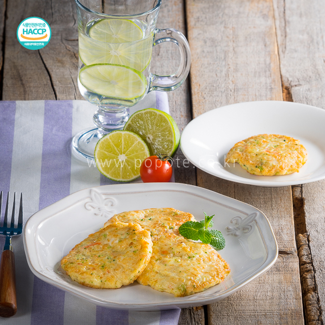 뽀뽀뜨,수제두부새우전 세트(3통)