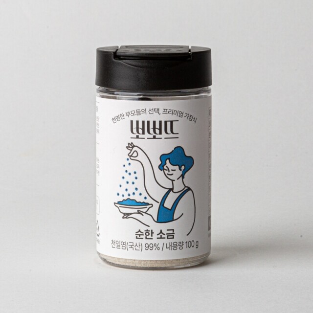 뽀뽀뜨,순한소금 100g